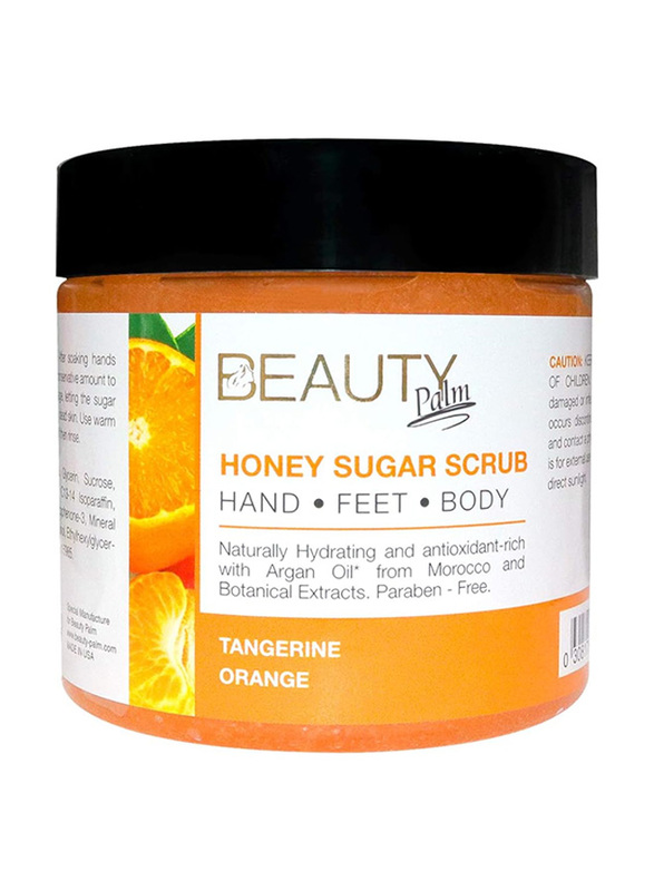 Beauty Palm Tangerine Orange Honey Sugar Scrub, 550gm