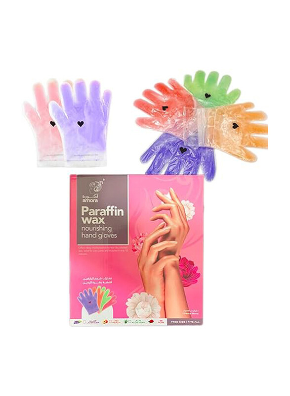 

Amora Nourishing Disposable Paraffin Wax Gloves for Hand & Feet, 5 Pairs