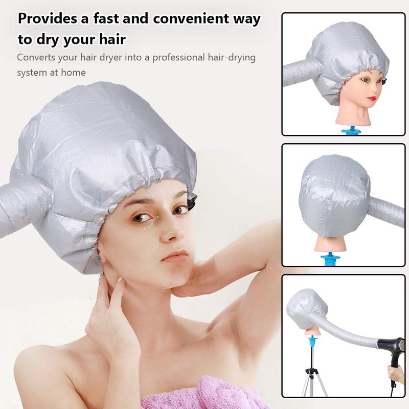 Anself Portable Adjustable Soft Hair Drying Cap for Women, 1 Piece