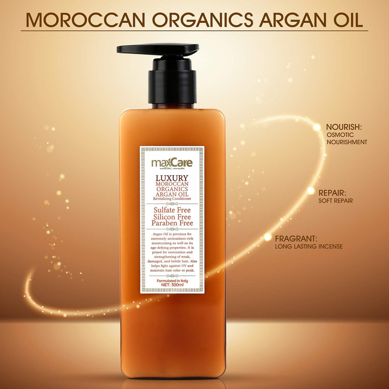 Maxcare Morocane Organics Sulfate Free Argan Oil Conditioner, 300ml