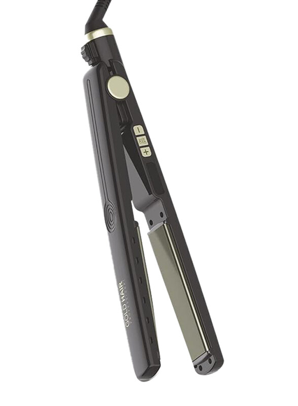 

Gold Hair Professional Beauty Salon Titanium Hair Straightener, Black