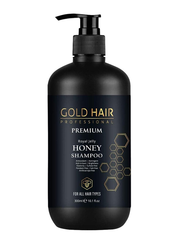 

Gold Hair Professional Premium Home Care Shampoo for All Hair Types, 300ml