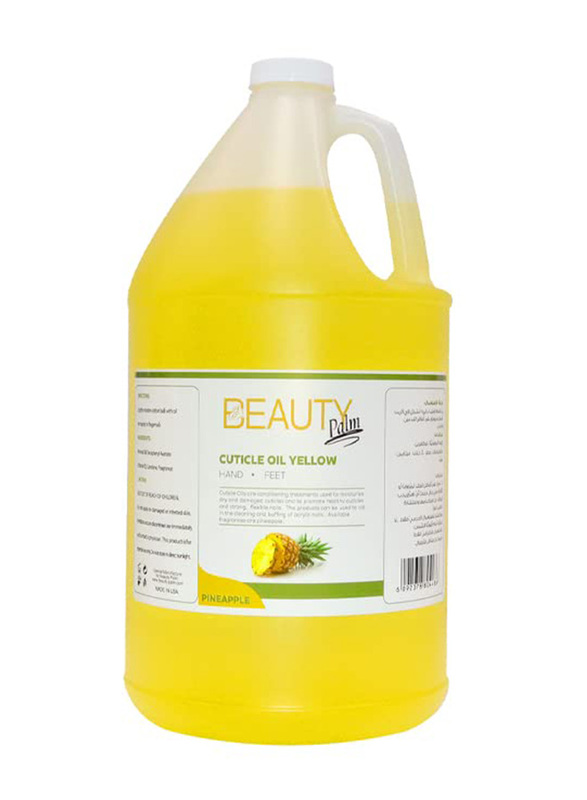 Beauty Palm Cuticle Oil, 1 Gallon, Pineapple, Yellow