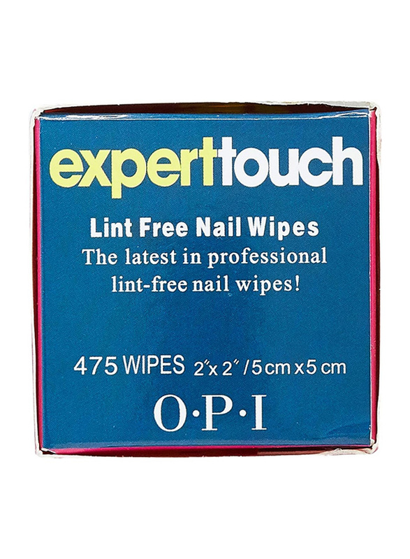 Opi Expert Touch Lint-Free Nail Wipes, White
