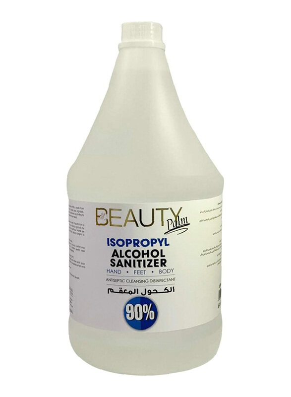 

Beauty Palm Isopropyl Alcohol 90% Sanitizer, 1 Gallon