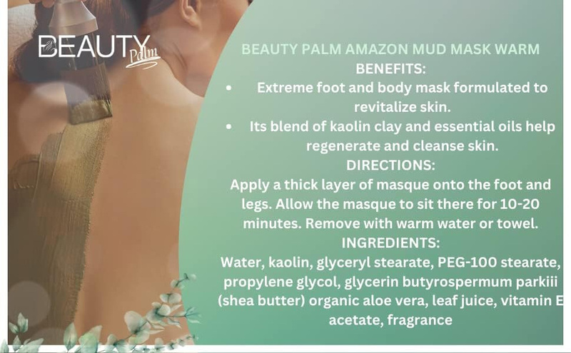 Beauty Palm Amazon Mud Mask, 1 Gallon