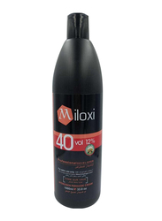 Miloxi Developer Oxidant Peroxide Oxygen For Hair Color Vol 40, 1000ml, White