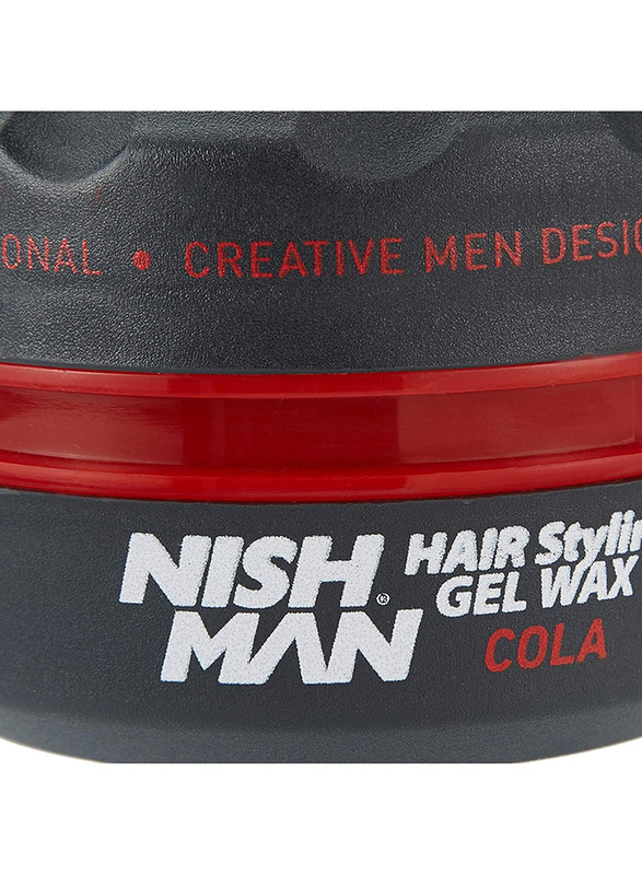 Nish Man Cola 09 Cire Coiffante Hair Styling Gel Wax, 150ml