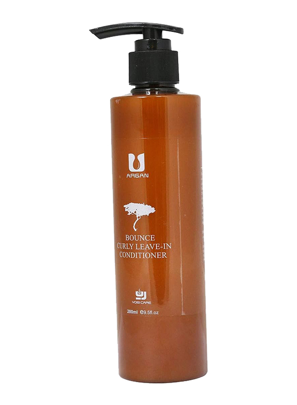 Yogi Care Argan Bounce Curly Leave-In Conditioner for Curly Hair, 280ml