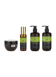 Macadamia De luxe Oil Treatment, Nourishing Conditioner & Nourishing Shampoo Set, 3 Pieces