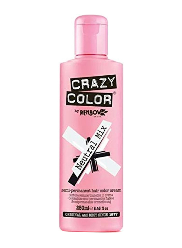 Crazy Color Hair Colour, 250ml, Neutral Mix