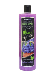 Active Plus Lavender Exfoliating Body Wash, 1200ml