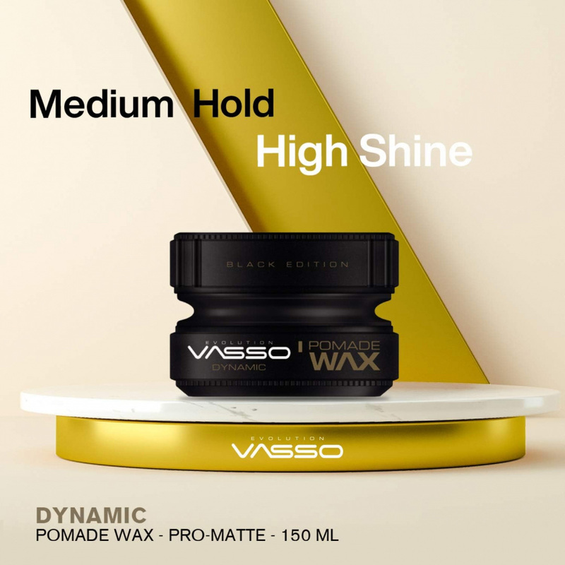 Vasso Black Edition Pomade Wax, 150ml