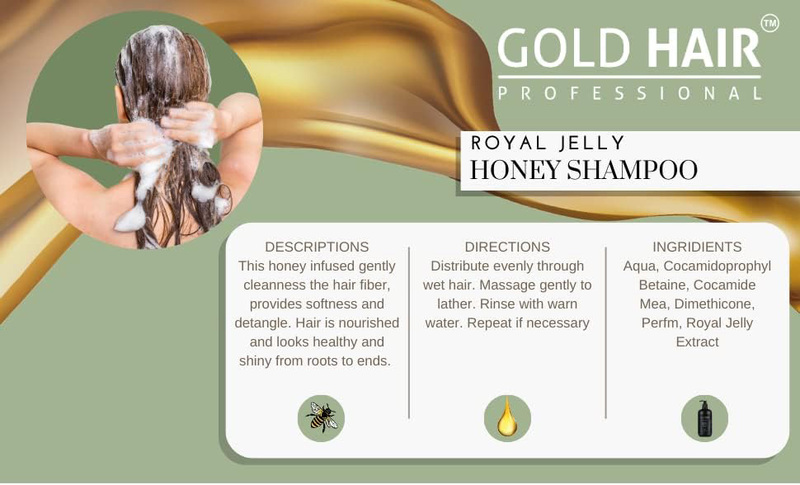 Gold Hair Professional Royal Taninoplasty Home Care Shampoo, 1000ml