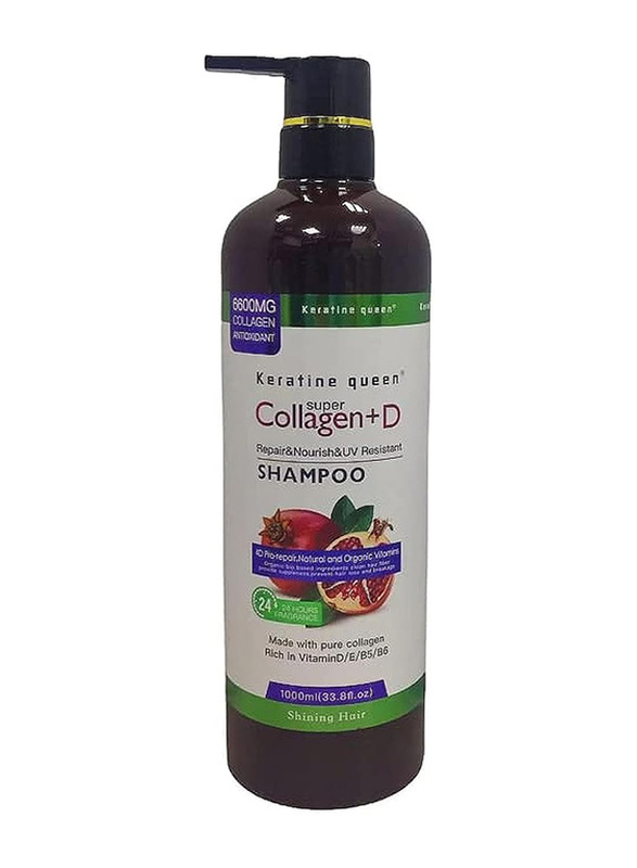 Keratine Queen Super Collagen + D Shampoo, 750ml