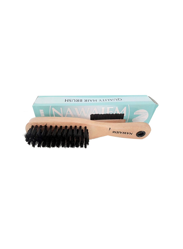 Quality Hair Beard Brush, Beige/Black