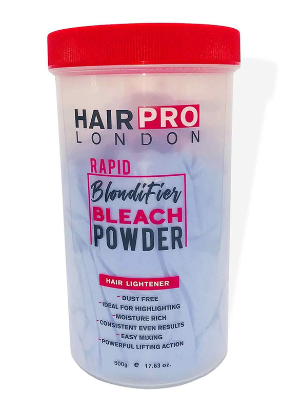 Hairpro London Bleach Powder Hair Colour with Keratin, 500gm, Blue