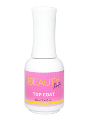 Beauty Palm Top Coat Gel Polish, 18ml, Clear