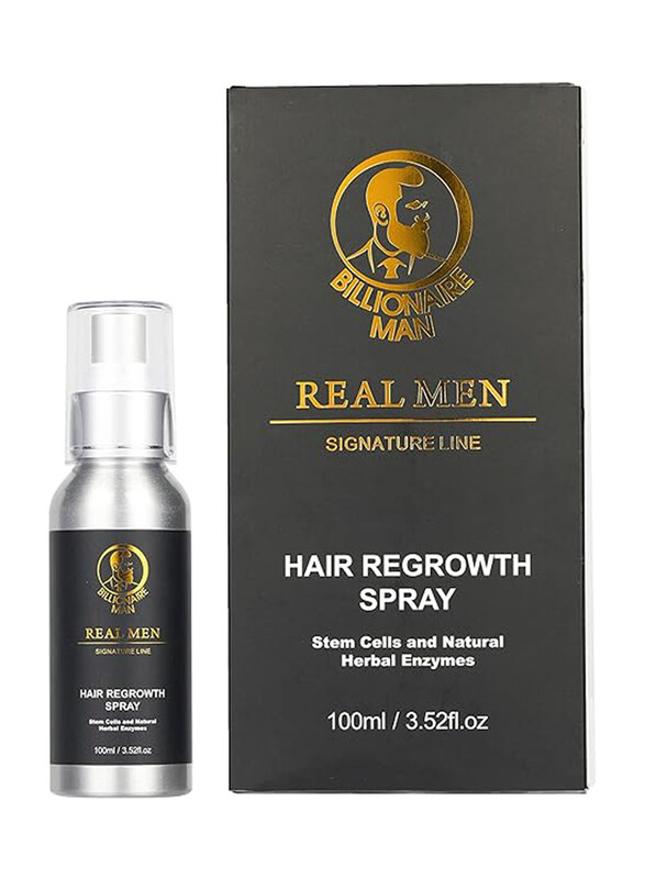 Billionaire Man Hair Regrowth Hair loss Spray, 100ml