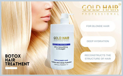 Gold Hair Professional Botox Hair Treatment Blondie Shine, 1000ml