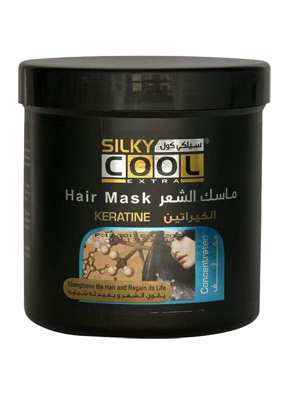 Silky Cool Keratine Deep Treatment Hair Mask for Damaged Hair, 1000ml