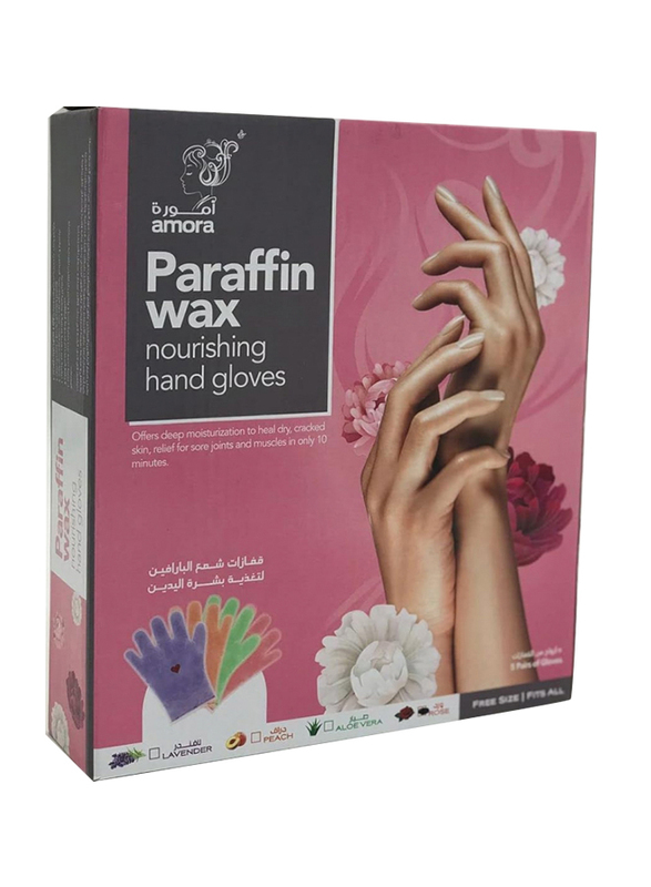 Amora Paraffin Wax Nourishing Hand Gloves, 1-Pair