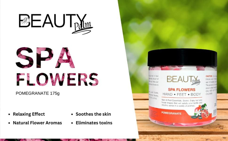 Beauty Palm Spa Flower Pomegranate Body Scrub, 175gm