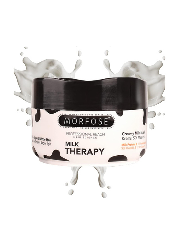 Morfose Professional Reach Hair Science Milk Therapy Creamy Hair Mask, 500ml