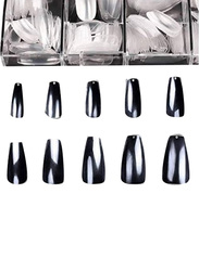 Pretty Woman Nail Extension Tips, 100 Pieces, Clear