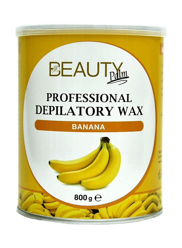 Beauty Palm Depilatory Banana Wax Hair Removal, 800ml