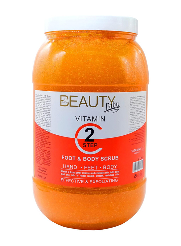 Beauty Palm Vitamin C Step 2 Body Scrub, 4 Liter