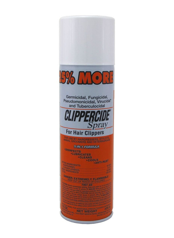 

Clippercide Spray for Hair Clipper Blades, White