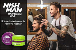 Nish Man Rugby Aqua 04 Hair Styling Wax, 150ml