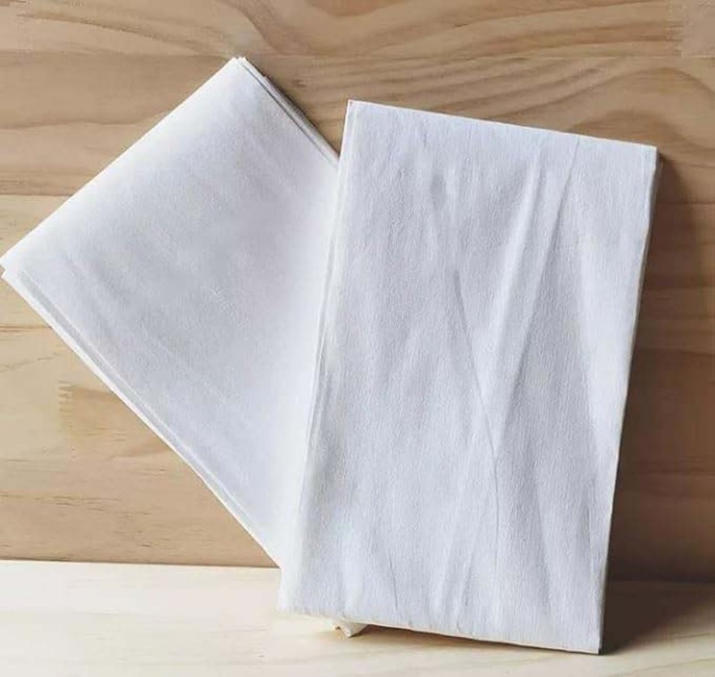 Viya Disposable Non Woven Cotton Disposable Bath Towel, 80 x 160cm, White