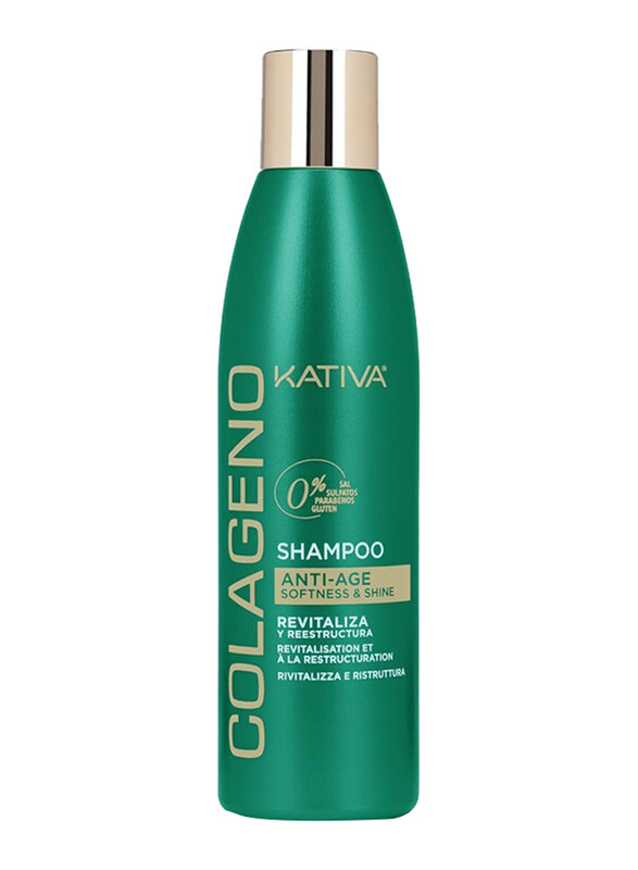 

Kativa Collageno Kativa Shampoo for Anti Age Softness and Shine Revitalize, 250ml