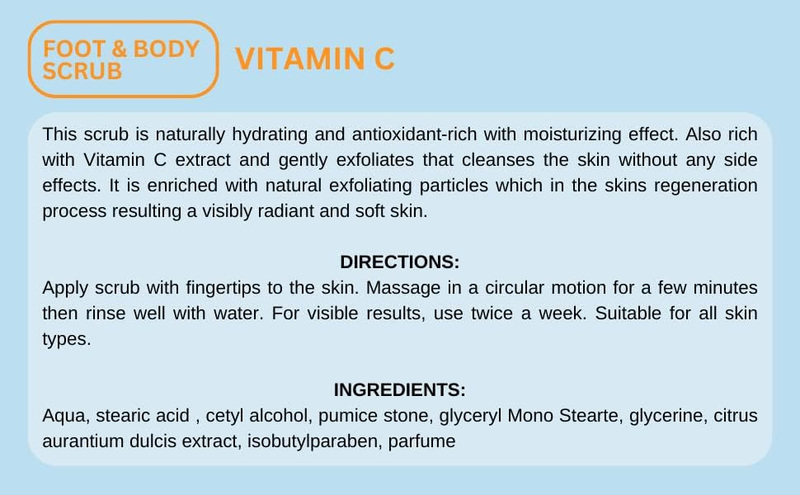 Beauty Palm Vitamin C Step 2 Body Scrub, 4 Liter