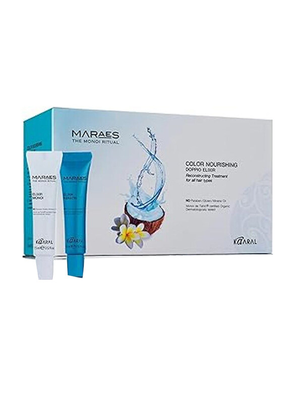 

Maraes Colour Nourishing Doppio Elixir With Monoi de Tahiti, 12 Vials x 15ml