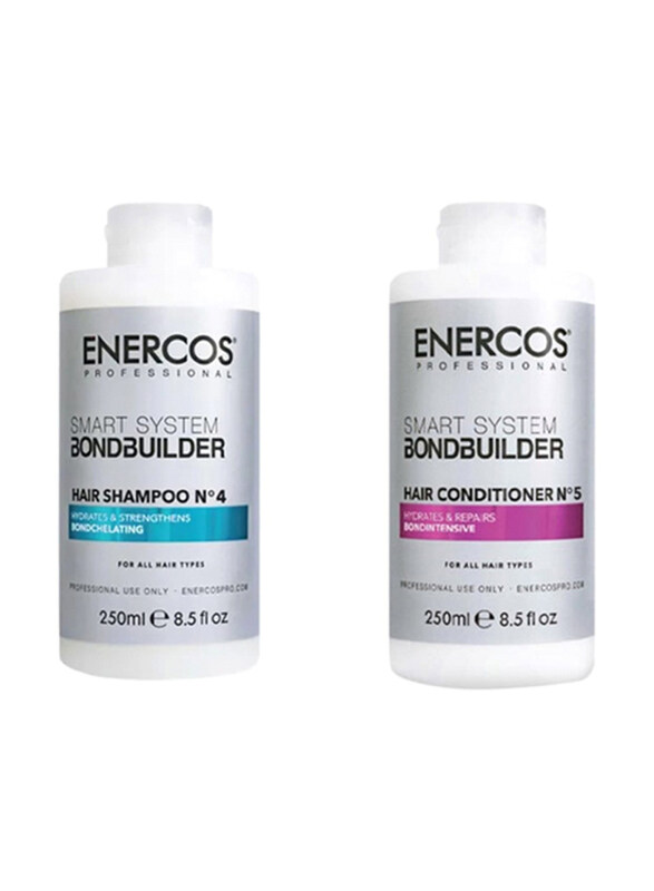 

Enercos Professional Smart System Bond Builder Shampoo & Conditioner Hair Care Set, 2 x 250ml