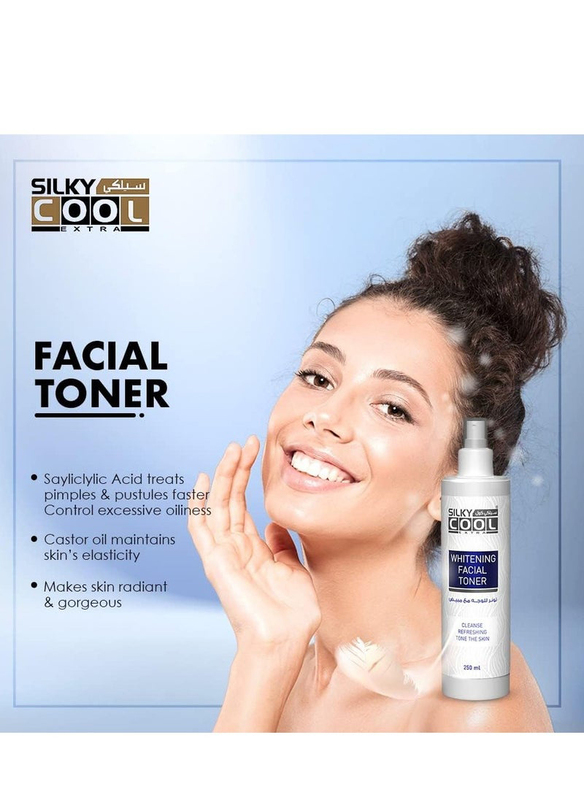 Silky Cool Whitening Facial Kit, 6 Pieces