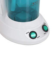 2 in 1 Salon Portable Mini Table Hair & Facial Steamer with Cap Bonnet Hood, Multicolour