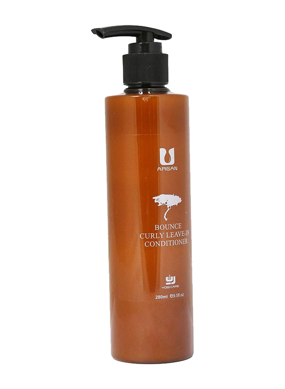 Yogi Care Argan Bounce Curly Leave-In Conditioner for Curly Hair, 280ml