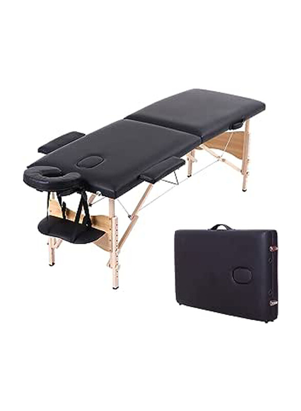 

Soges Portable Massage Spa Therapy Table Bed, 73 inch, Black
