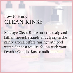 Camille Rose Naturals Clean Rinse Moisturizing & Clarifying Shampoo, 8 oz