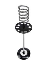 Viya Salon Spiral Stainless Steel Hair Dryer Holders, Black