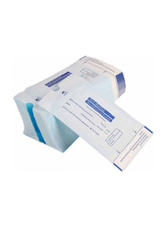 200-Piece Self-Sealing Oral Sterilization Bag, White Blue