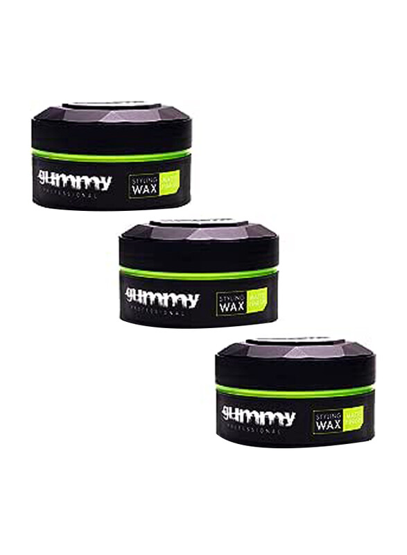 

Fonex Gummy Styling Soft Hair Wax for for All Hair Types, 3 x 150ml