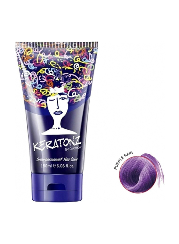 Keratonz Semi-Permanent Hair Colour, 180ml, Blue Magic