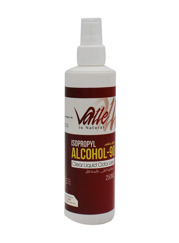 Valle Spray Bottled Alcohol 90% Disinfectant Sprays, 250ml