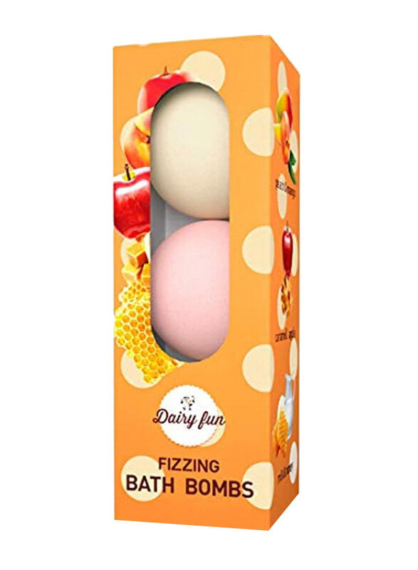 

Delia Dairy Fun Fizzing Bath Bombs (P, C, M) Set, 3-Pieces