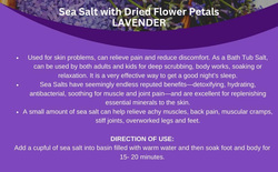 Beauty Palm Lavender Sea Salt, 4Kg